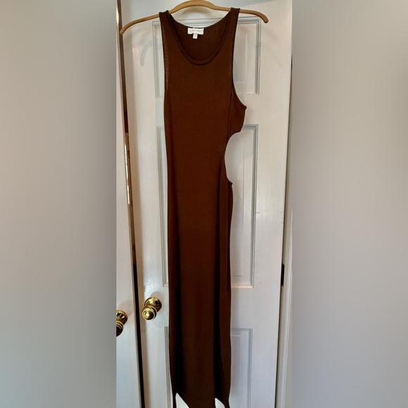 Ronny Kobo Collection Dresses & Skirts - Elegant Brown Ronny Kobo Sleeveless Dress S